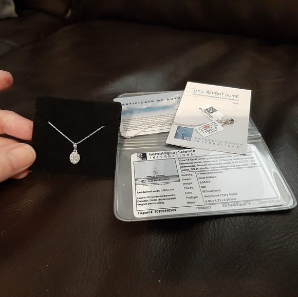 Certified Genuine Diamond Necklace - Picture 4 of 11